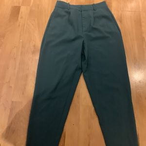 forest green dressy pants